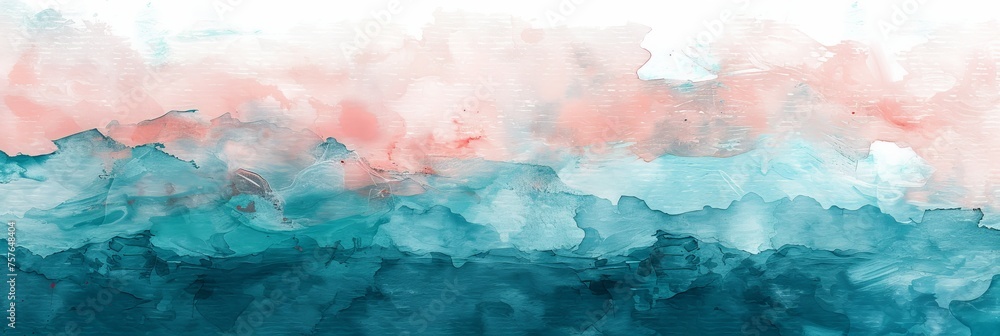 Poster blush pink and sage green blend in abstract spring background, creating a soothing color palette.