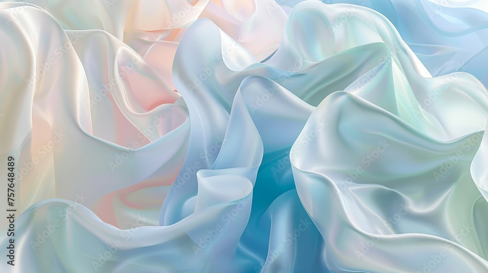 Poster soft colors of dawn in abstract spring background with light compositions and subtle misty hints.