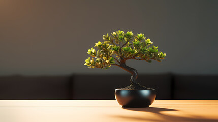 Beautiful bonsai tree