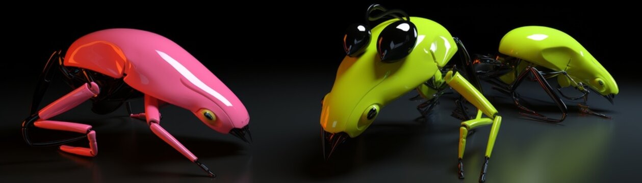 Alien Worlds Futuristic Neons Minimalist Elegance Futuristic Marvels Techno Creatures