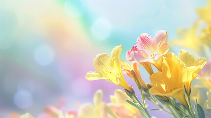 Obraz premium Spring Flowers Thank You