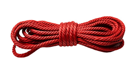 A high-quality rope mockup emphasizing its secure construction and dependability. isolated on PNG OR TRANSPRENT. - obrazy, fototapety, plakaty