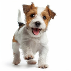 Puppy isolated on white background 