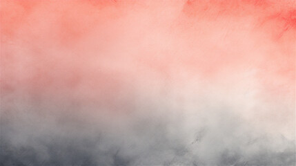 Crimson Fade to Fog: A Warm to Cool Watercolor Transition
 - obrazy, fototapety, plakaty