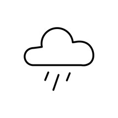 cloud line icon