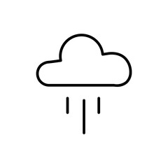 cloud line icon