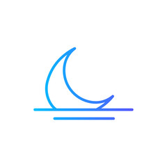 moon gradient icon