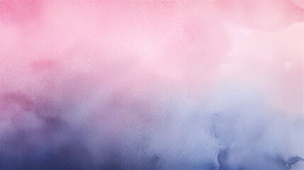 Dusk to Dawn: A Watercolor Palette of Pink to Indigo Hues
