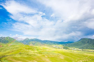 Foto op Canvas Zhuoer Mountain Scenic Area, Qilian County, Qinghai © hu
