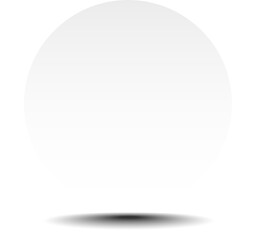 White paper circle and shadow, labels, banners, icons