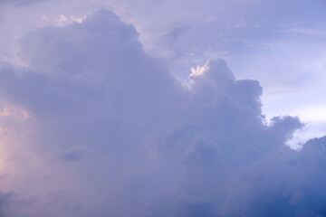 Background of dark clouds before thunder storm