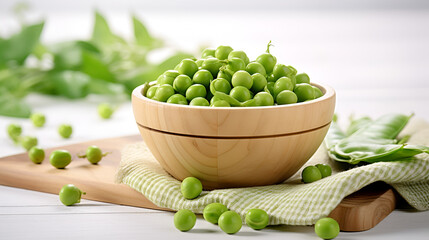 green peas in a bowl