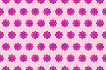 Illustration wallpaper of Abstract pink flower on soft pink background.
