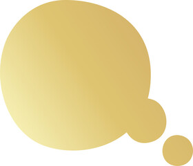 Golden speech bubbles, chat, talk, speak, dialog