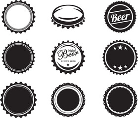 Beer Bottle Caps, Bottle Cap, Alcohol, Drinking, Soda Cap, Beer Clipart, Pub Bar