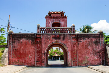 Dien Khanh Ancient Citadel In Khanh Hoa Province, Vietnam. Dien Khanh Ancient Citadel Is One Of The Strongholds Built In The Reign Of The King Nguyen Phuc Anh In 1793.