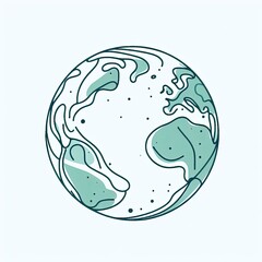 Earth Day Concept with Generative AI.