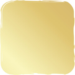 Rounded square golden frames. Luxury design