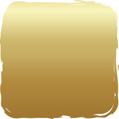 Rounded square golden frames. Luxury design