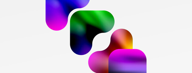 Metal colorful plates background. Vector Illustration For Wallpaper, Banner, Background, Card, Book Illustration, landing page