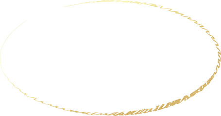 Gold oval grunge frames. Luxury design