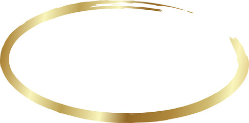 Gold oval grunge frames. Luxury design