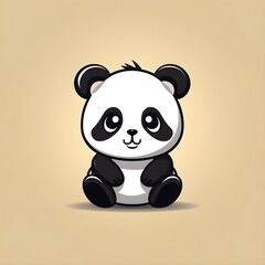 Adorable Baby Panda Logo: Captivating Design for Brand Identity