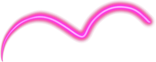 lighting lines curve and twirl. Neon design