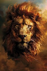 Amazing close-up photos of a lion.
