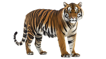 Obraz premium Tiger transparent background image
