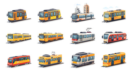 Public Transport Simplified Icons