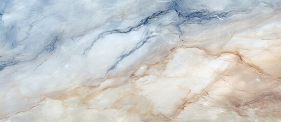 A closeup of a hardwood flooring with a marble texture, set against a cloudy sky backdrop. The landscape includes cumulus clouds and a rocky soil foundation