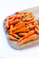Fresh baby carrot, Excellent source of vitamin A and beta-carotene