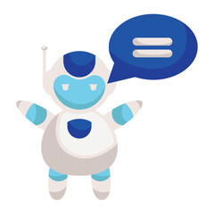 chatbot virtual assistant isolated