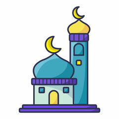 A mosque is a place of worship in the Islamic religion, where Muslims gather to perform prayers and other religious activities. Typically, mosques have a distinctive architecture that includes domes a