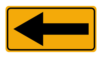 Turn ahead road sign traffic symbol icon vector.