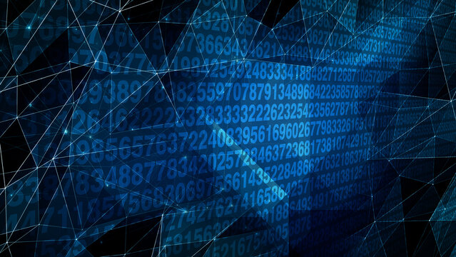 Machine learning and data science connecting random numbers and digit algorithm for visualisation and prediction