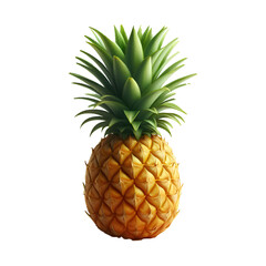 pineapple. Isolated on white