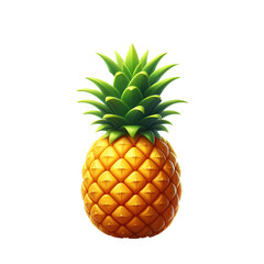 pineapple. Isolated on white