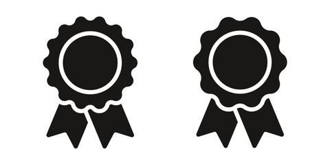 award icon symbol, premium quality icon sign - medal, prize, badge, ribbon. web vector icon