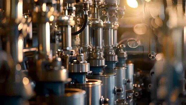 StateoftheArt Printing Presses In this closeup we get a glimpse of the tingedge printing presses used in the factory to produce customdesigned inks. These advanced machines