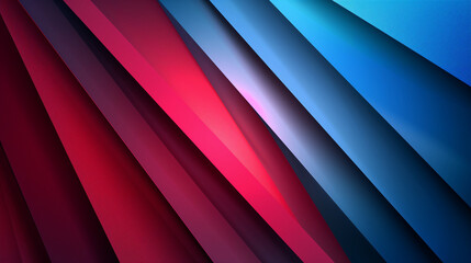 Abstract Red and Blue Diagonal Stripes Design