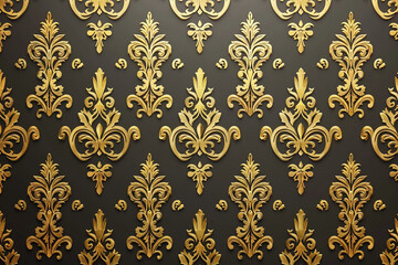 seamless golden pattern