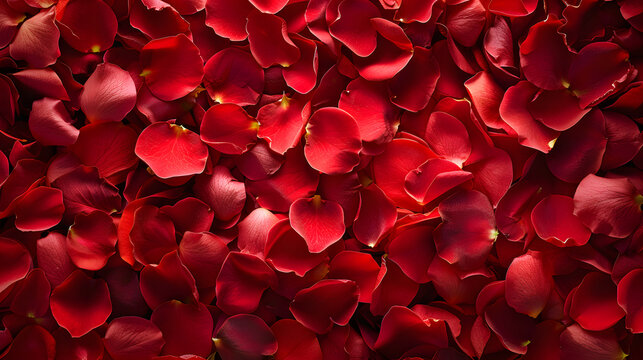 Rose Petals Background: Floral Elegance