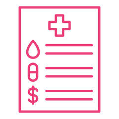 Fototapeta premium Bill Icon