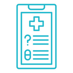 Obraz premium Health app Icon