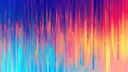 Colorful glitch background: expresses fun. Suitable for designing products for teenagers. Music websites or event