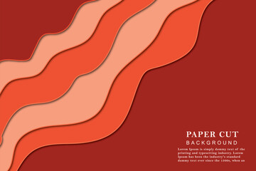 abstract paper cut background