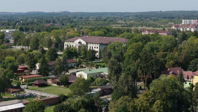 Beautiful Landscape Chelm Aerial View Poland