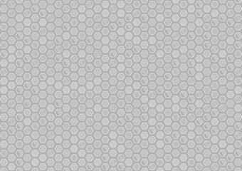 Geometric pentagon pattern line art graphic background